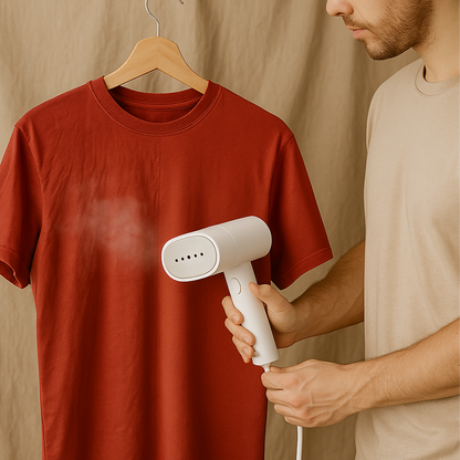 Steami™ – Mocna Parownica do Ubrań | Gładkie Ubrania w 26 Sekund